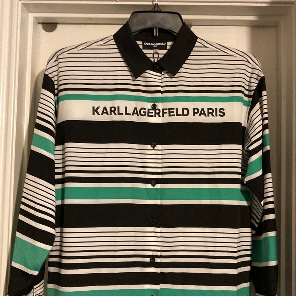 Karl Lagerfeld Paris Blouse Brand new ( still have tags )
